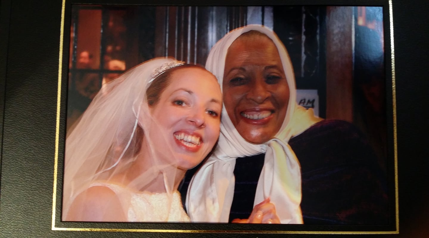 Barbara Conrad and me